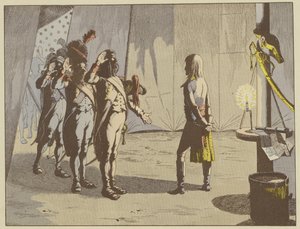 ロディの戦いの後、老兵たちは若い指揮官に伍長の階級を与え、ナポレオンの「小さな伍長」というニックネームの由来となった。 作： pseudonym for Onfray de Breville Jacques Job