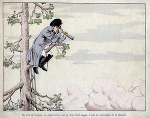 ロバウ島からの視察（エスリングの戦い 作： pseudonym for Onfray de Breville Jacques Job