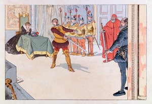 Jacques Marie Gaston Onfray de Breville dit JOB (1858 - 1931); "Les epees de France "の挿絵。19世紀の演劇作品; Coll, Part 作： pseudonym for Onfray de Breville Jacques Job