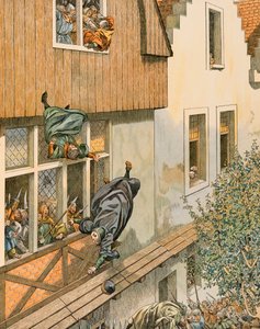 Jacques Marie Gaston Onfroy de Breville dit JOB (1858-1931) - ベルギーの歴史。1419年のルーヴェンのパトリシアン・エチェヴァンの亡命（個人蔵 作： pseudonym for Onfray de Breville Jacques Job