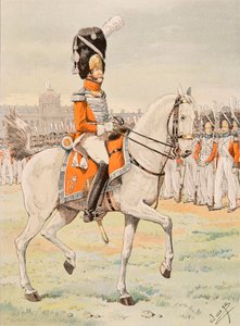 Jacques Marie Gaston Onfroy de Breville dit JOB (1858-1931) - フランス軍の常備服。スイス・ロイヤル・ガード・オフィサー、プライベート・コレクション