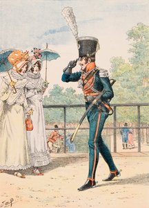 Jacques Marie Gaston Onfroy de Breville dit JOB (1858-1931) - フランス軍の常備服。ベリー公爵のハンター、プライベートコレクション 作： pseudonym for Onfray de Breville Jacques Job