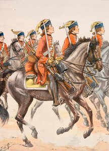 Jacques Marie Gaston Onfroy de Breville dit JOB (1858-1931) - フランス軍の常備服。Beauffremont Dragons 1759年、プライベートコレクション 作： pseudonym for Onfray de Breville Jacques Job
