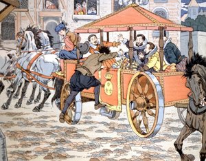 ヘンリー4世の殺人 1900年頃（イラスト） 作： pseudonym for Onfray de Breville Jacques Job