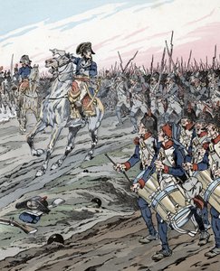 マレンゴの戦い中のナポレオン・ボナパルト (1800) 作： pseudonym for Onfray de Breville Jacques Job