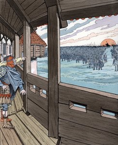 パヴィア包囲戦 (773-774): オガーは「アイアンマン! これがシャルルマーニュです」 作： pseudonym for Onfray de Breville Jacques Job