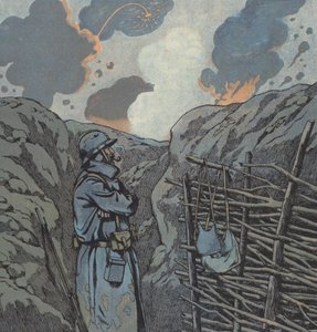 The Great War of 1914-1918（カラーリトグラフ 作： pseudonym for Onfray de Breville Jacques Job