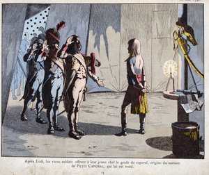 ロディの戦いの後、ボナパルトを伍長に任命したイタリア軍の老兵たち 作： pseudonym for Onfray de Breville Jacques Job