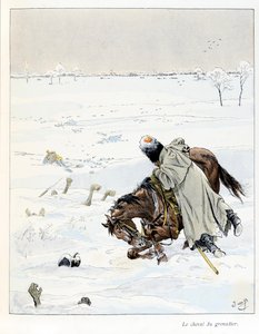 「獣の栄光へ」という本からのイラスト、A Fabreによるテキスト、Jacques MarieGastonによる描画Onfrayde Breville dit JOB 作： pseudonym for Onfray de Breville Job