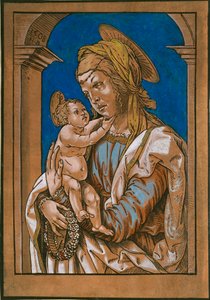 アーチの下のマドンナと子供、1508