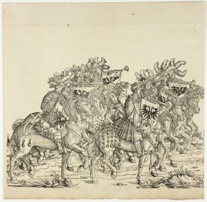 マクシミリアンの凱旋 作： the Elder Hans Burgkmair