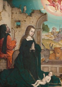 降誕、c。 15081519。 作： the Elder Juan de Flandes