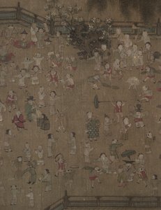 100 人の子供たちの遊び 作： tradition of Su Hanchen