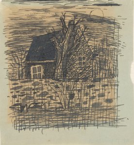 家 作： unknown (signed by artist)