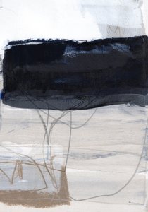 静かな抽象的黒いブロック 作： 