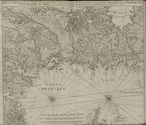 Norsk bokmål：国立図書館の地図コレクションの地図。この地図は（）で発行されたもので、その中には 作： van Keulen