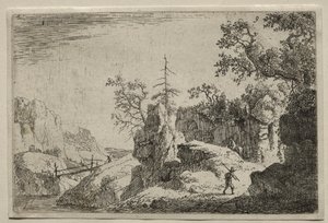 山の風景 作： workshop of Giunta di Tugio