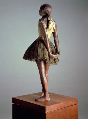 14歳の小柄な踊り子 1880年頃 エドガー・ドガ（1834-1917）作 ブロンズ像、チュール