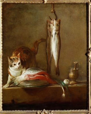 キッチンの猫 画集「Chats De Cuisine」フランスの猫画集 味集中カウンターでソーシャルディスタンス！ 一列に並び夢中でごはん