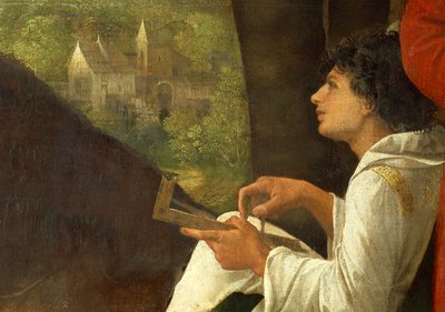 ジョルジョーネ作「3 人の哲学者」（1478 年～1510 年頃）、キャンバスに油彩 作： Giorgione