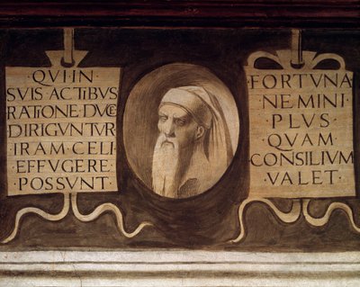 マキシムの詳細 - フレスコ画、15世紀末 作： Giorgione