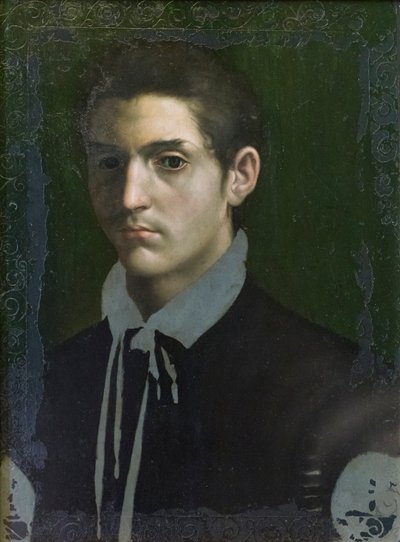 若い男の肖像 作： (1509 66) Daniele da Volterra