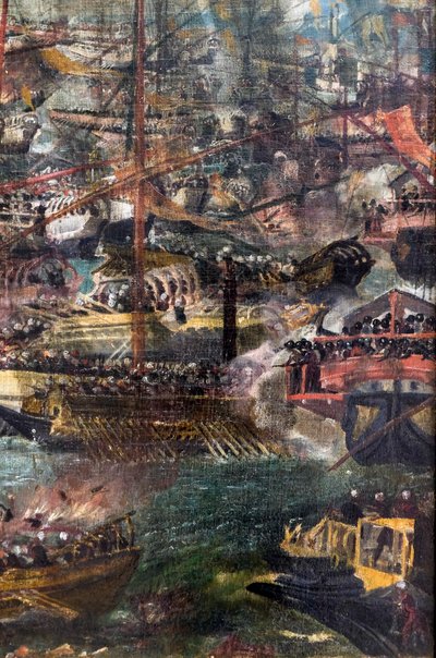 レパントの海戦の寓話 作： (1528-88) Veronese