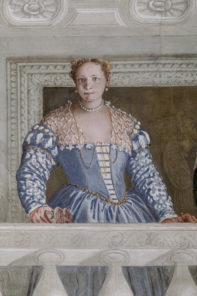 ドナ・バルバロと彼女の看護師、オリンパスのホール、2632651 の詳細 作： Veronese