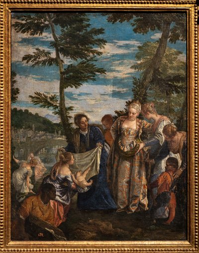 モーセの発見 作： (1528 88) Veronese