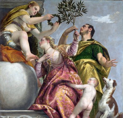 幸福な結合（愛の寓意） 1575年頃 油彩・カンヴァス 作： (1528 88) Veronese