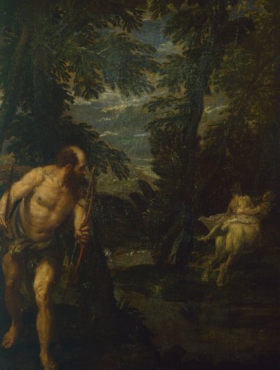 ヘラクレス、ディアネイラとケンタウロス・ネッスス,1586（油彩・カンヴァス） 作： (1528 88) Veronese