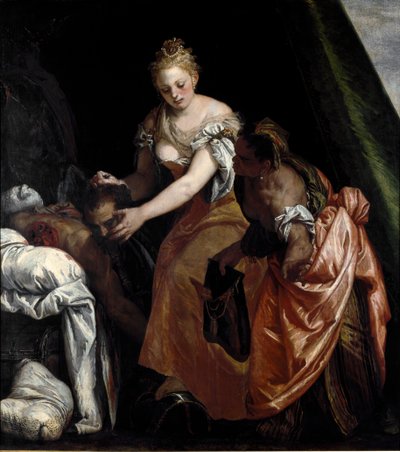 ホロフェルネスの頭を持つジュディス 作： Veronese