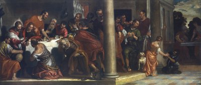最後の晩餐、1580年頃（キャンバスに油彩） 作： Veronese