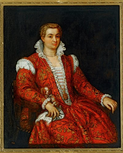 リヴィア・コロンナ...（キャンバスに絵画） 作： (1528-88) Veronese