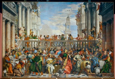 カナでの結婚式 ... 作： (1528-88) Veronese