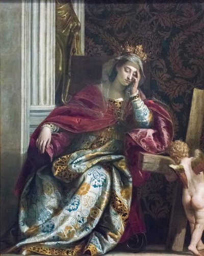 セントヘレナのビジョン 作： (1528 88) Veronese