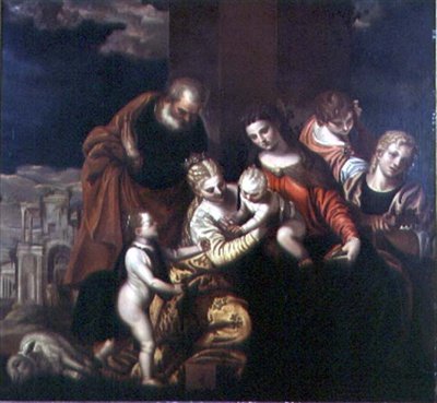 聖カタリナの神秘的なマリアージュ 作： Veronese