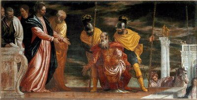 イエスとカファルナウムの百人隊長（絵画、1580年頃 作： Veronese