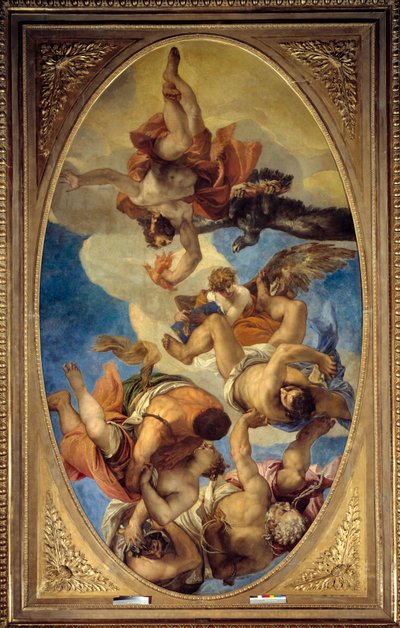 悪徳を照らすジュピター パオロ・ヴェロネーゼ（1528-1588）の絵画 作： Veronese