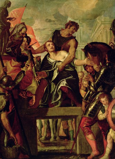 聖メナスの殉教（300年頃）（油彩・キャンバス 作： Veronese