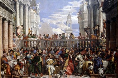 カナの婚礼（ヴェロネーゼによる水からワインへの変化の奇跡 作： Veronese