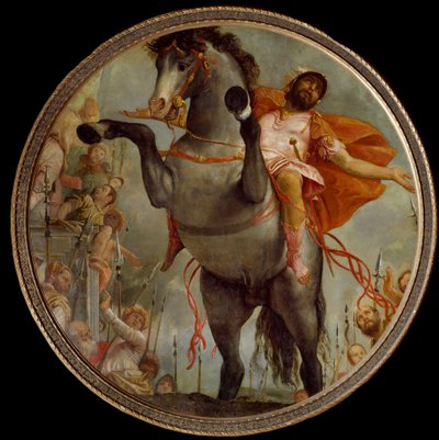 勇猛果敢なマルクス・クルティウス（絵画 作： Veronese