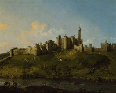 アルンウィック城の風景 作： Canaletto