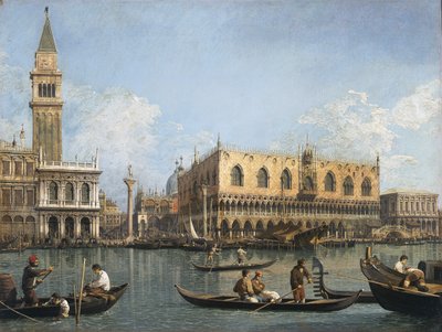 プンタ・デラ・ドガーナからサン・マルコの盆地を望む 作： Canaletto