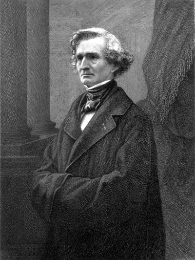 ナダールによるベルリオーズの肖像 - "Contemporary Portraits "にて 作： Nadar