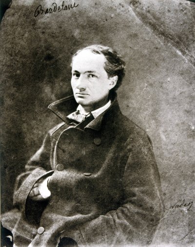 シャルル・ボードレール（1821 - 1867） - by Nadar 作： Nadar