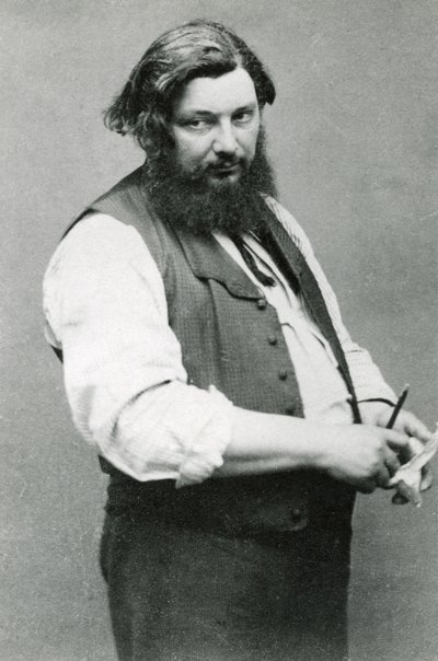 ギュスターヴ・クールベ（モノクロ写真） 作： (1820 1910) Nadar