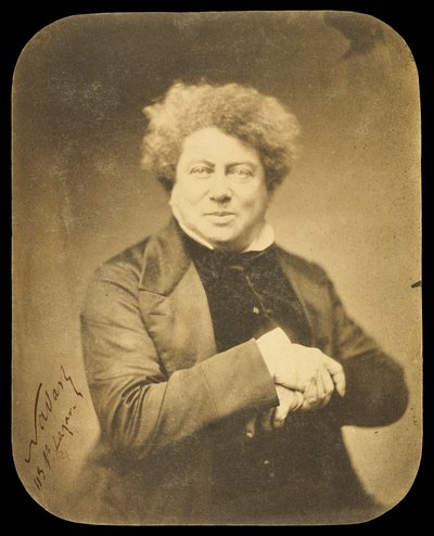 ナダールによるアレクサンドル・デュマの肖像 作： Nadar