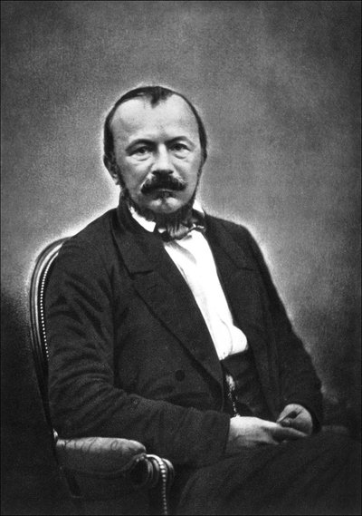 ジェラール・ド・ネルヴァルの肖像。 作： Nadar