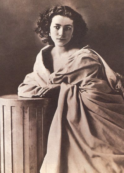 サラ・ベルナール（Henriette Rosine Bernard dite Sarah Bernhardt）（1844-1923）の肖像（Nadar作 作： Nadar